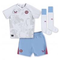 Aston Villa Boubacar Kamara #44 Gostujuci Dres za djecu 2023-24 Kratak Rukav (+ Kratke hlače)